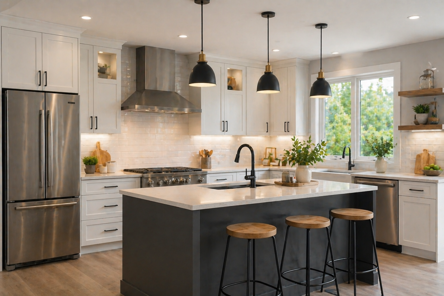 Modern kitchen renovation for spring