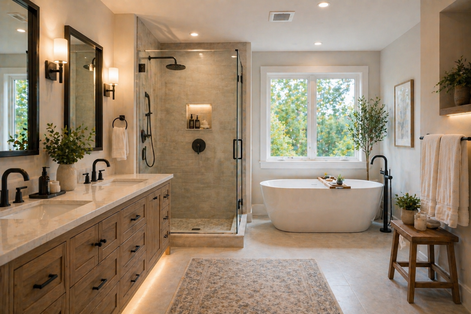 Beautiful bathroom renovation