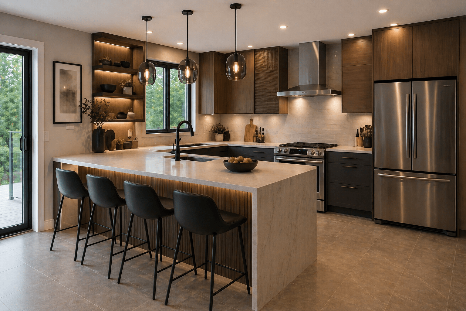 Modern kitchen renovation by Habed Renovation