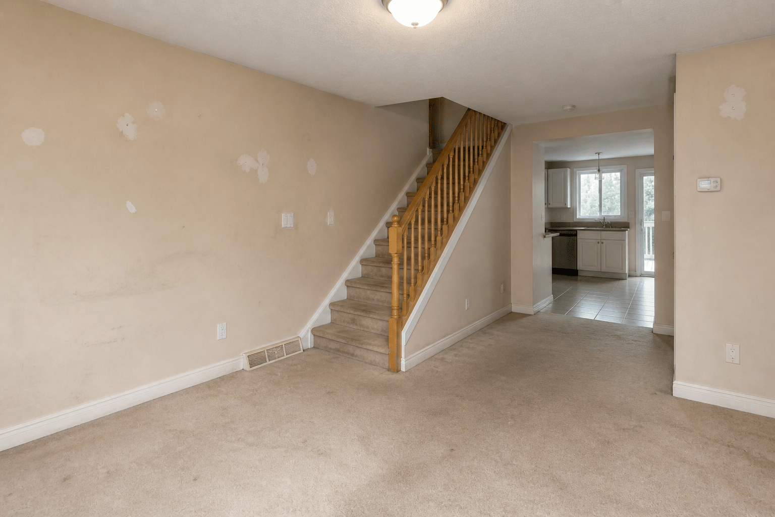 Interior before full house painting renovation