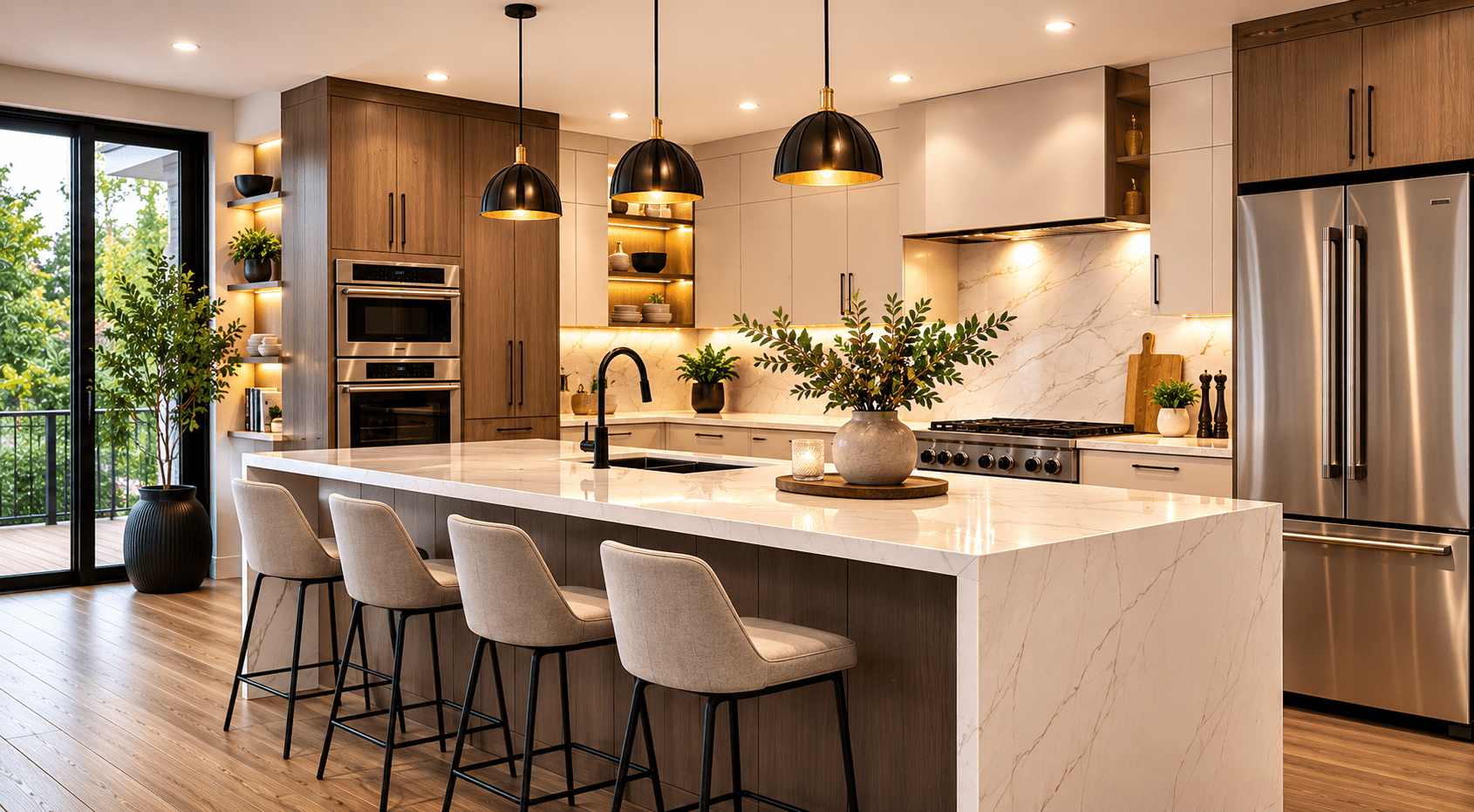Modern kitchen renovation