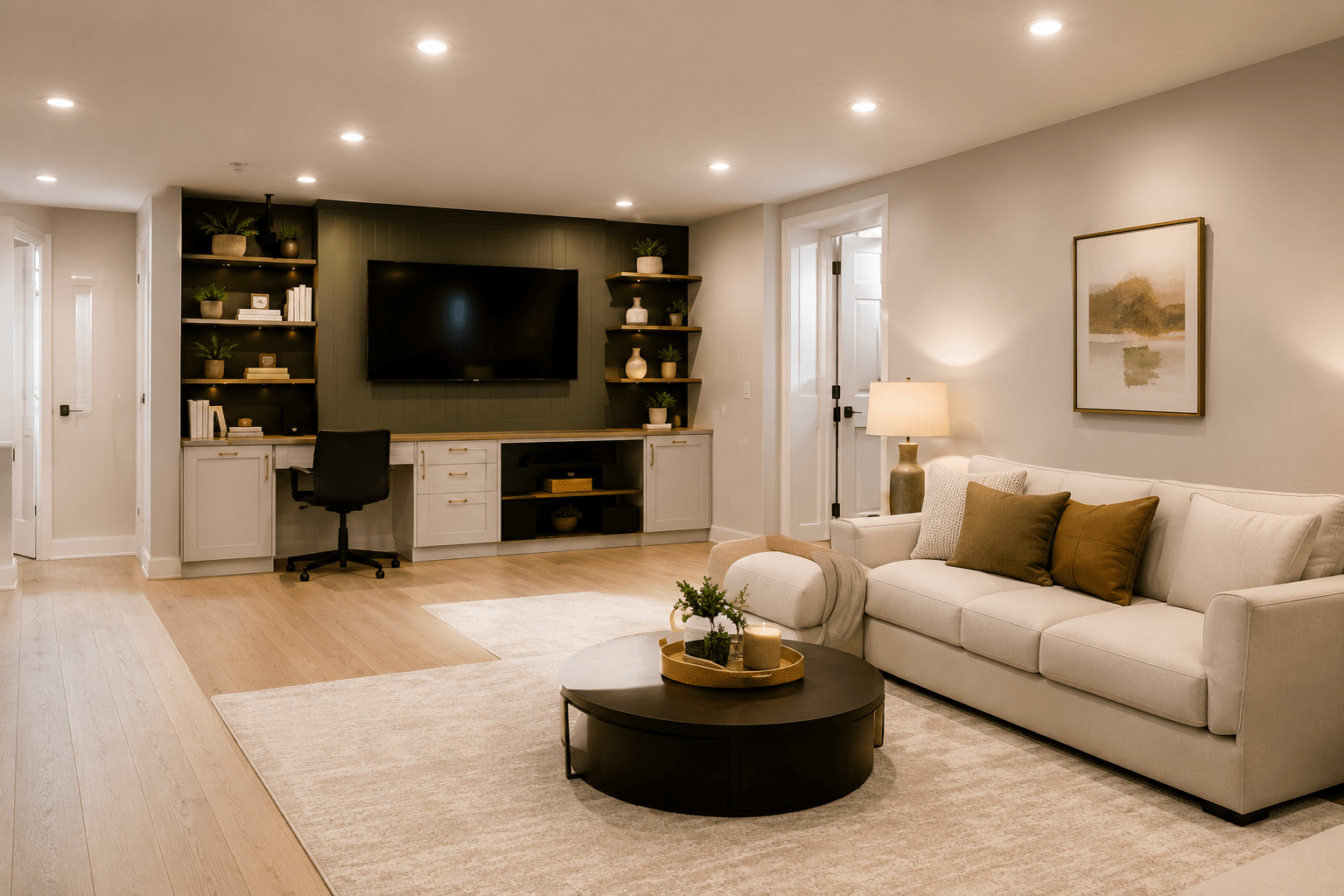 Basement renovation upgrade