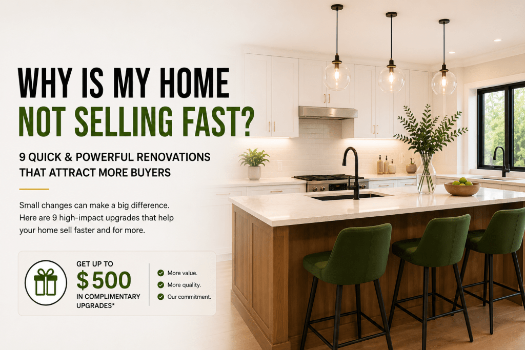 Why Is My Home Not Selling Fast 9 Quick Renovations That Attract More Buyers - Habed Renovations - Ottawa Gatineau Montreal